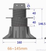 Adjustable Joist Pedestal ETL 66-145 mm 5