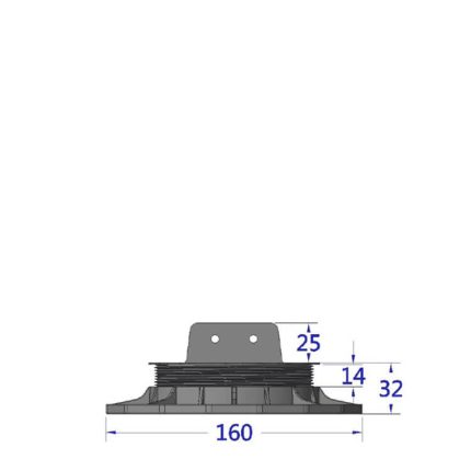 adjustable joist pedestal ETL 18mm-32mm 1