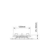 adjustable self leveling tiles pedestal ETP flex 25-30 mm tech