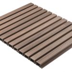 Composite Slatted Cladding Board Antique