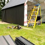 Board-elevation-anthracite,-garage-building-Gdansk-1