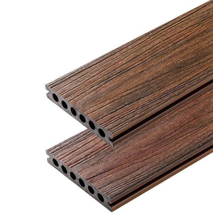 composite decking board premium teak redwood