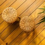 composite decking board amber antique wooden texture 1