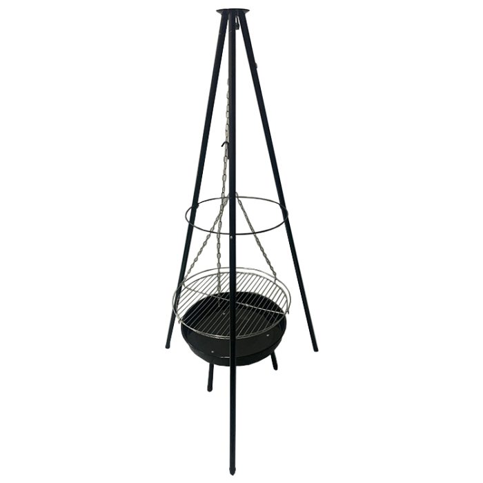 Firepit Tripod with Grate 1