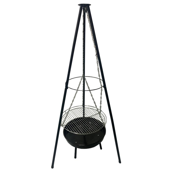 Firepit Tripod with Grate 2