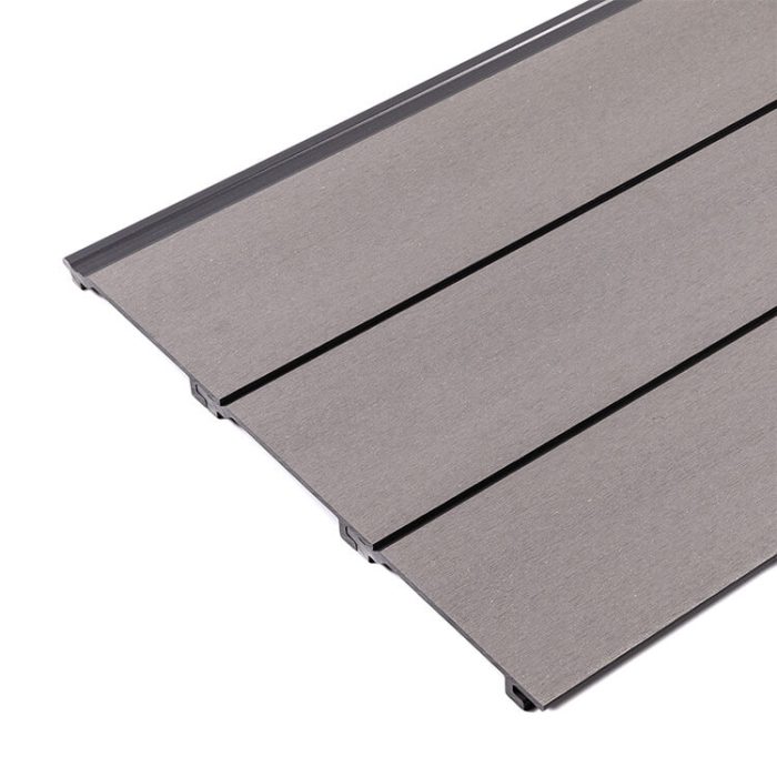 Standard Composite Cladding Board Light Gray - length 2,8 m