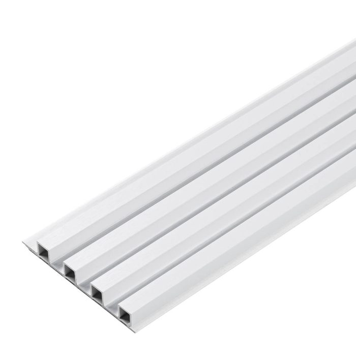 Wall Slats White Satin