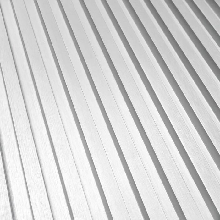 Wall Slats White Satin