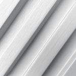 Wall Slats White Satin