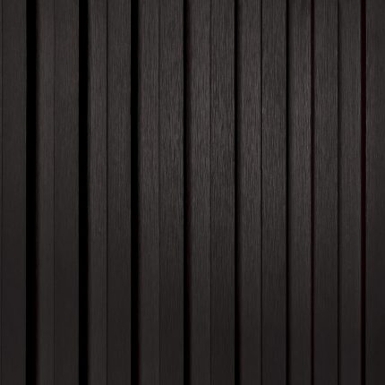 Wall Slats Black Satin