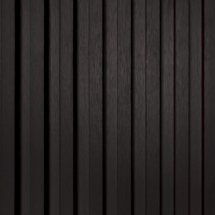 Wall Slats Black Satin