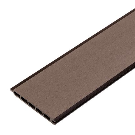 standard composite fence board brown liderwood ecotravers