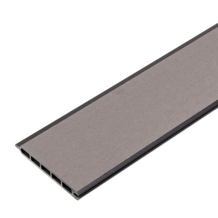 standard composite fence board gray grey liderwood ecotravers