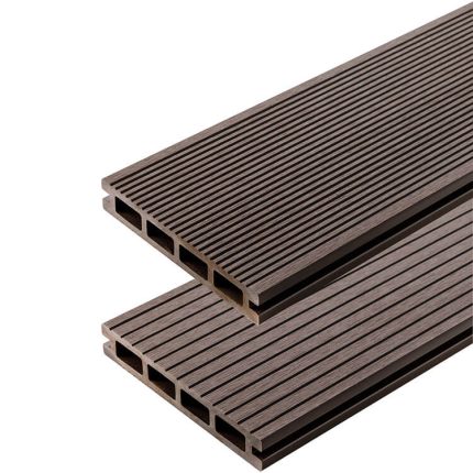 composite decking board standard brown