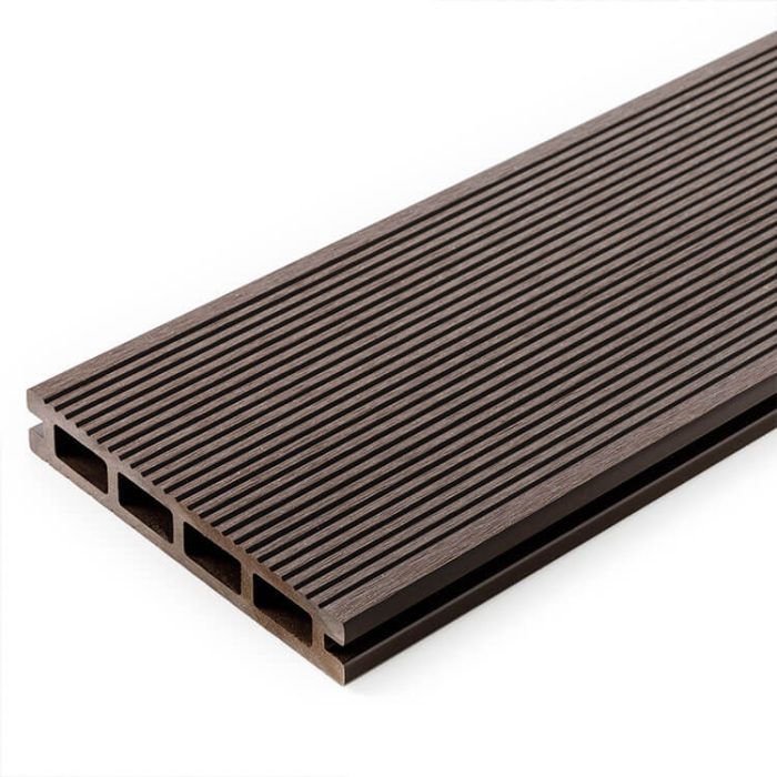 composite decking board standard brown groove 3