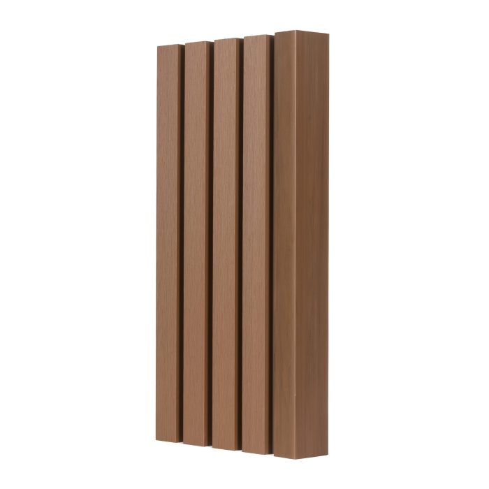 trim Premium Composite Slatted Cladding Boards Teak 2