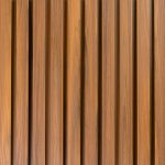 Premium 3D Composite Slatted Cladding Board Amber