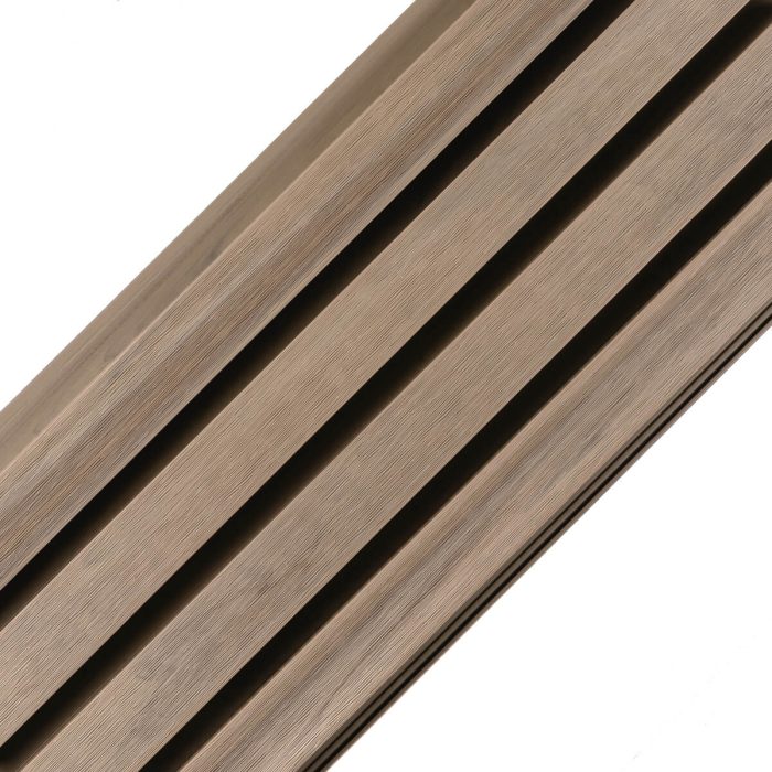 Premium Composite Slatted Cladding Board Antique