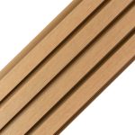 Premium Composite Slatted Cladding Board Oak