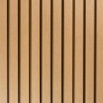 Premium Composite Slatted Cladding Board Oak