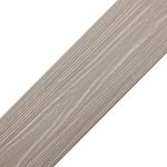 3D taupe composite decking board grey