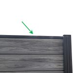 Bottom Horizontal Strip for Fence Anthracite – 1,8 m - Image 25