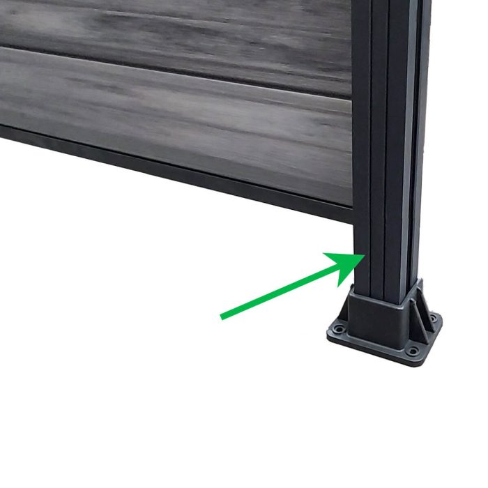 Bottom Horizontal Strip for Fence Anthracite – 1,8 m - Image 8