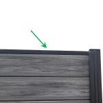 Bottom Horizontal Strip for Fence Anthracite – 1,8 m - Image 20