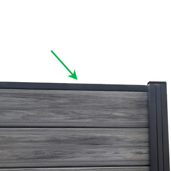 Bottom Horizontal Strip for Fence Anthracite – 1,8 m - Image 7