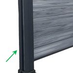 Bottom Horizontal Strip for Fence Anthracite – 1,8 m - Image 23