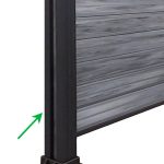 Bottom Horizontal Strip for Fence Anthracite – 1,8 m - Image 26