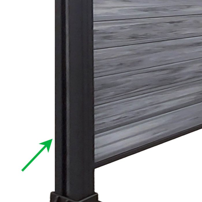 Bottom Horizontal Strip for Fence Anthracite – 1,8 m - Image 13