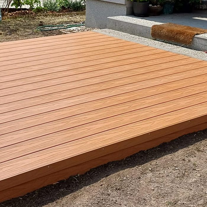 composite decking board cotto oak premium