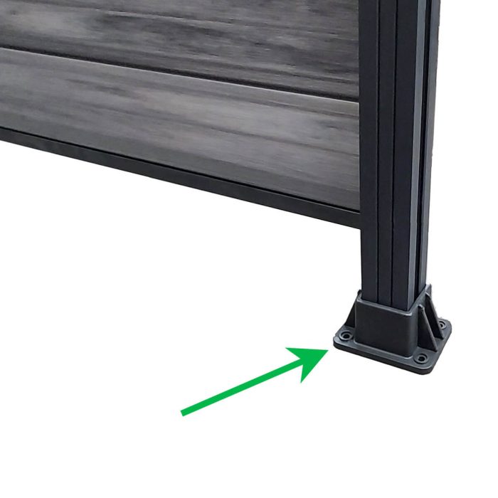 Bottom Horizontal Strip for Fence Anthracite – 1,8 m - Image 11