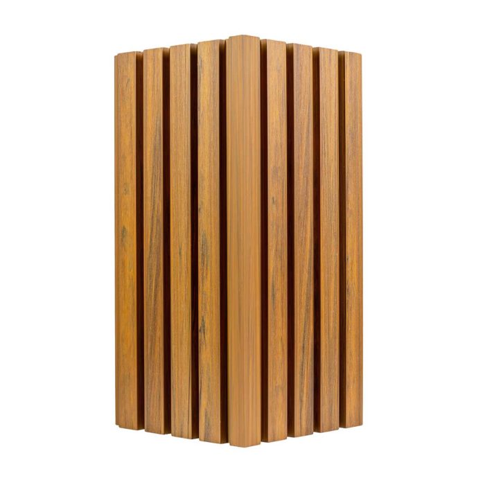 Premium Composite Slatted Cladding Board antique oak