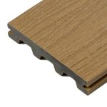 solid composite decking board light brown-1