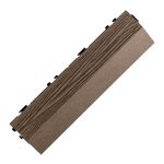 3D Composite Side Decking Tile Brown