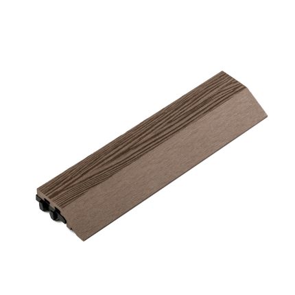 3D Composite Side Decking Tile Brown