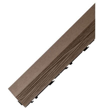 3D Composite Side Decking Tile Brown