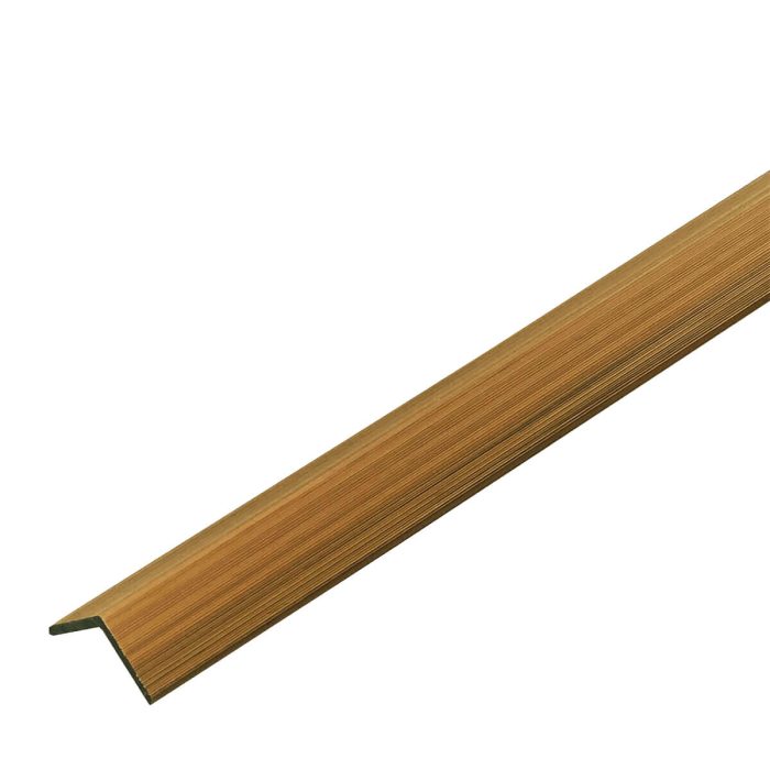 WPC kutni L-profil Premium Antique Oak 50×50 mm za letvičaste zidne obloge – 2,9 m