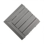 Composite Decking Tile Light Gray 30 x 30 x 2,5 cm - Image 5