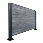 premium composite fence board grey anthracite liderwood ecotravers wood texture 11