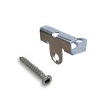 Stainless Steel Mounting Clip L-11 Start/End + Screw - 10 pcs.