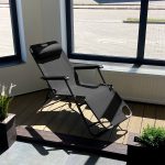 blac lounge garden chair 1