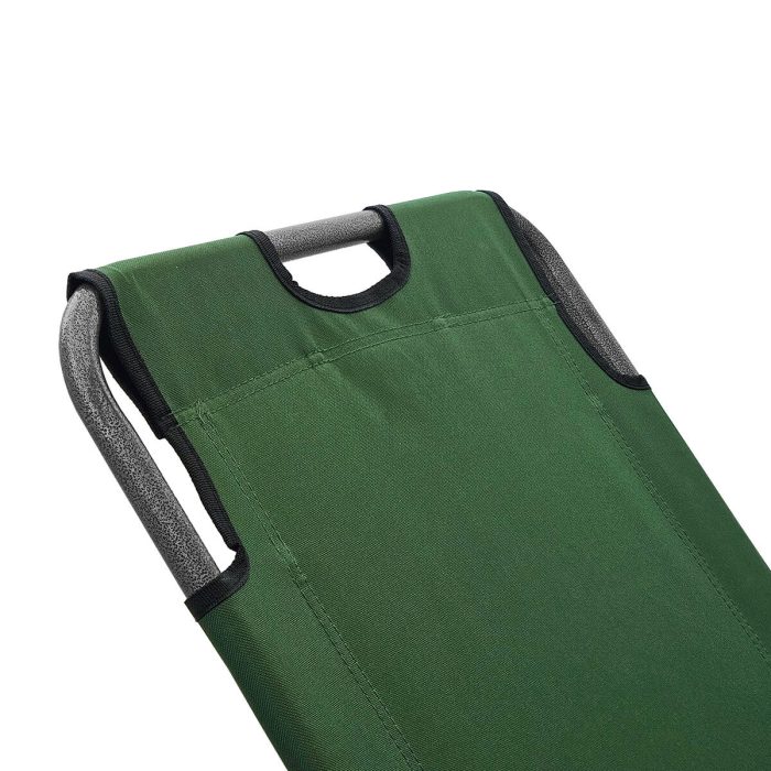 folding garden lounger green liderwood 178 4