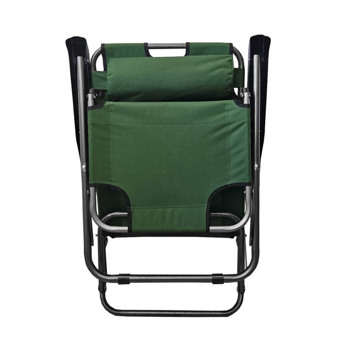 folding garden lounger green liderwood 178 8