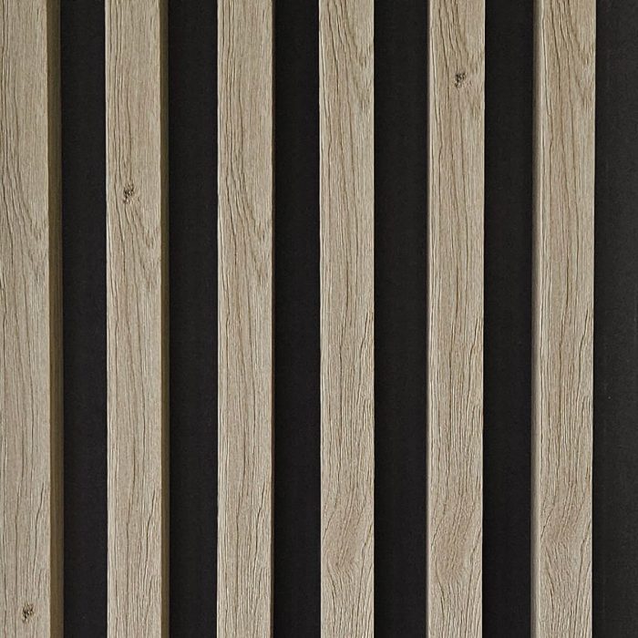 wall slats oak sonoma HDF panel lamella laths