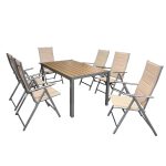 garden table lara beige ecru liderwood 2