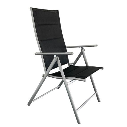 garden chair lara black foldable liderwood