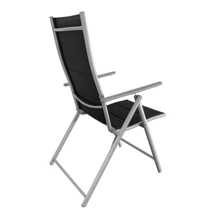 garden chair lara black foldable liderwood 1